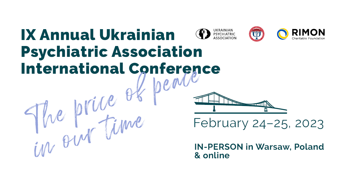 Invitation to the IX Annual Ukrainian Psychiatric Association